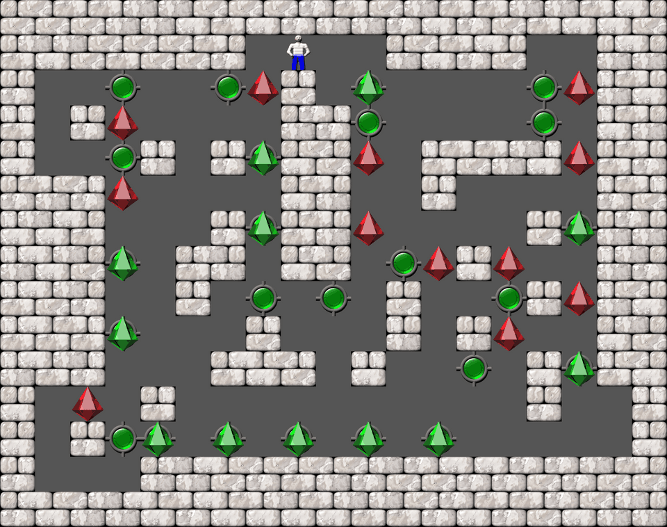 Sokoban Bugs550 collection level 246